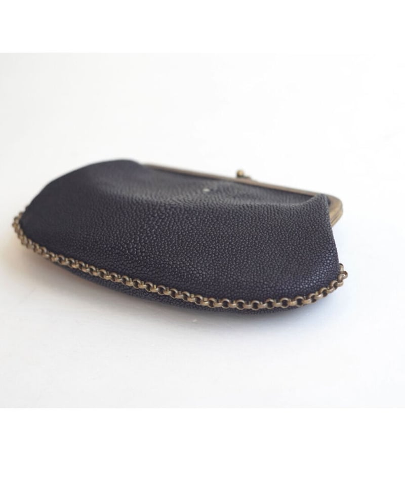 ワンピース カルーがま口財布 国産 姫路牛革 ドットがま口 ミニ財布(がま口 財布 がま口財布