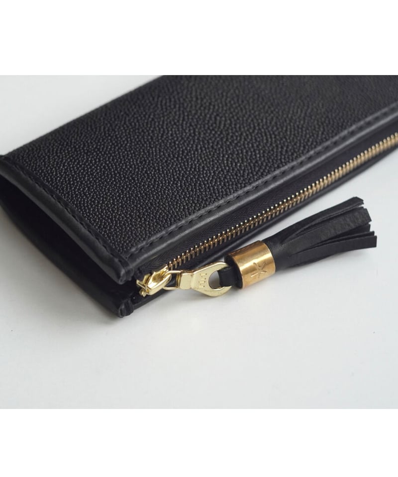 オーダー品　長財布 Groover Leather グルーバーレザー がま口長財布：隠し口金