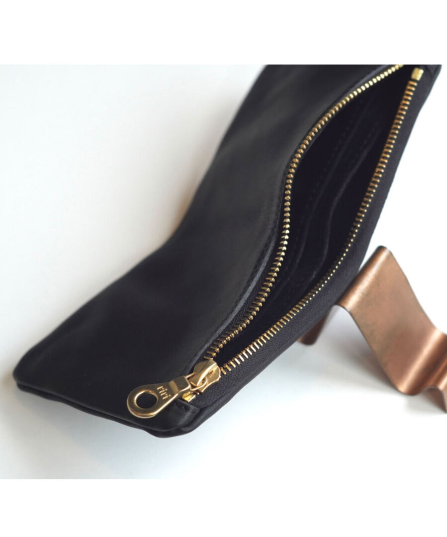 GUIDI CALF 内縫い折財布 ゴールドジップ | Tochca