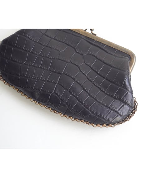 Porosus Crocodile がま口財布
