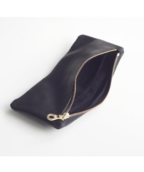 Porosus Crocodil×GUIDI CALF 内縫い折財布