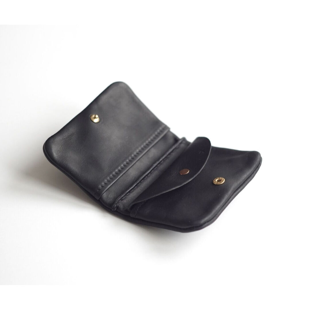 060580● Tochca GUIDI CALF 内縫い カード  Tochca トーチカ / 内縫い折り財布 / Guidi Calf GRAY (sold