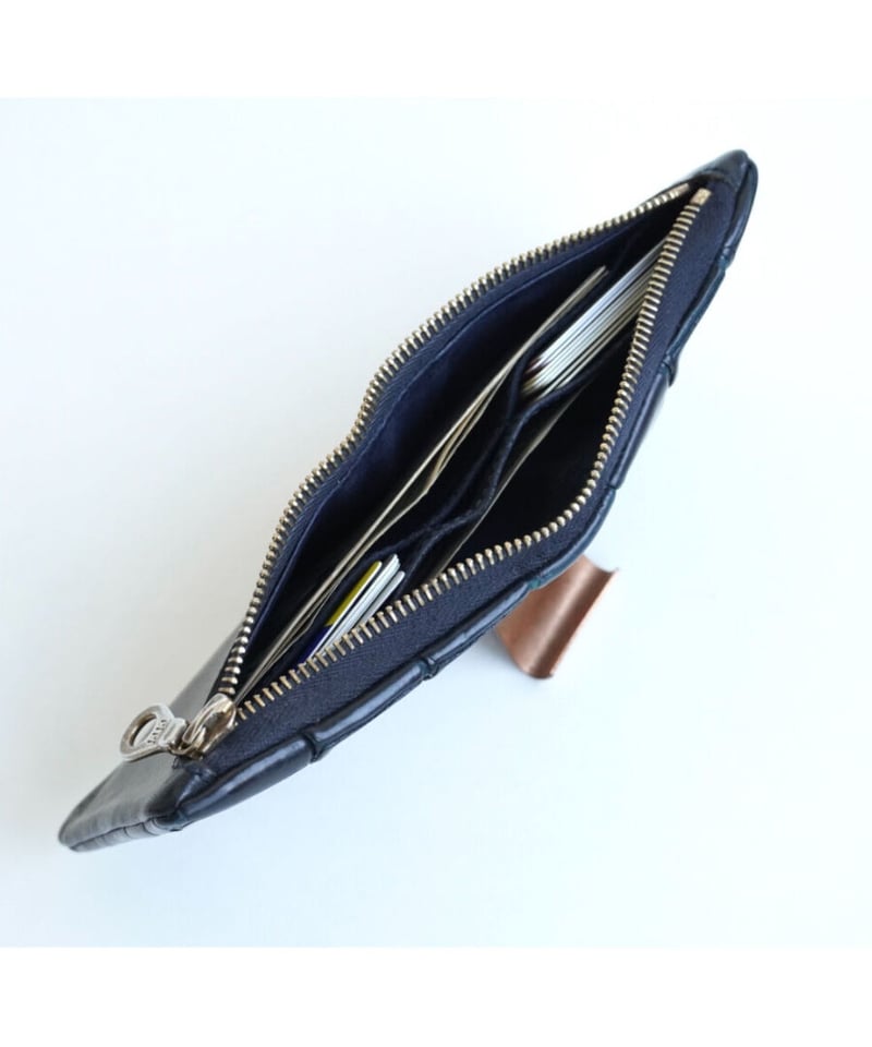 Porosus Crocodil×GUIDI CALF 内縫い折財布 | Tochca