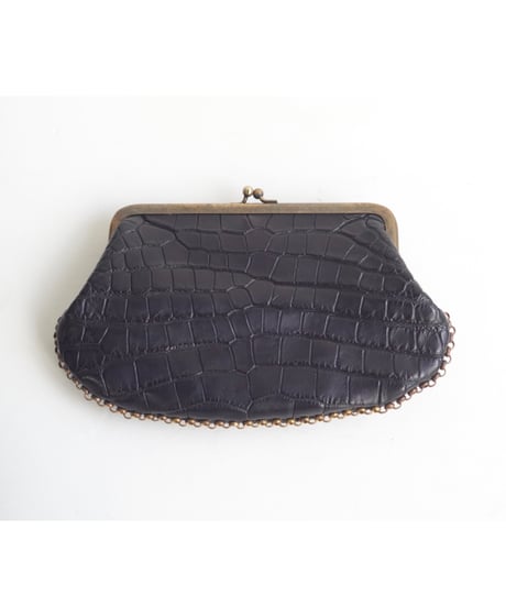 Porosus Crocodile がま口財布