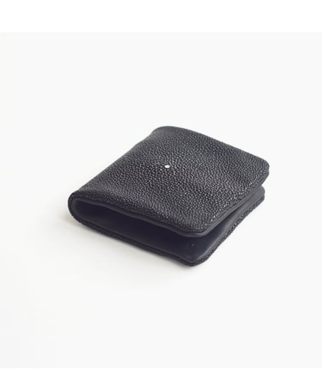Galuchat ×GUIDI CALF 内縫い折財布