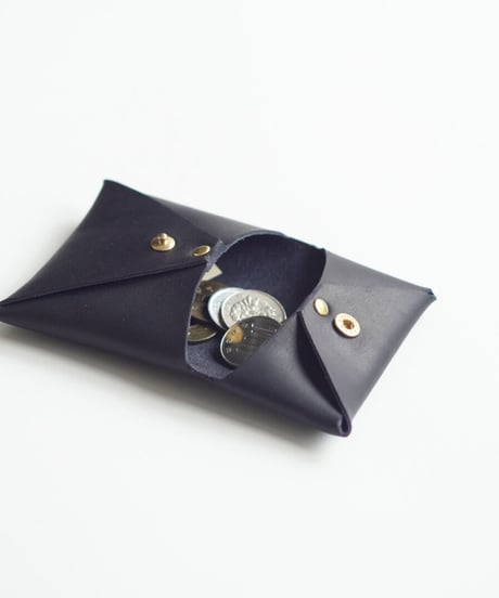 GUIDI CALF NAVY コインケース