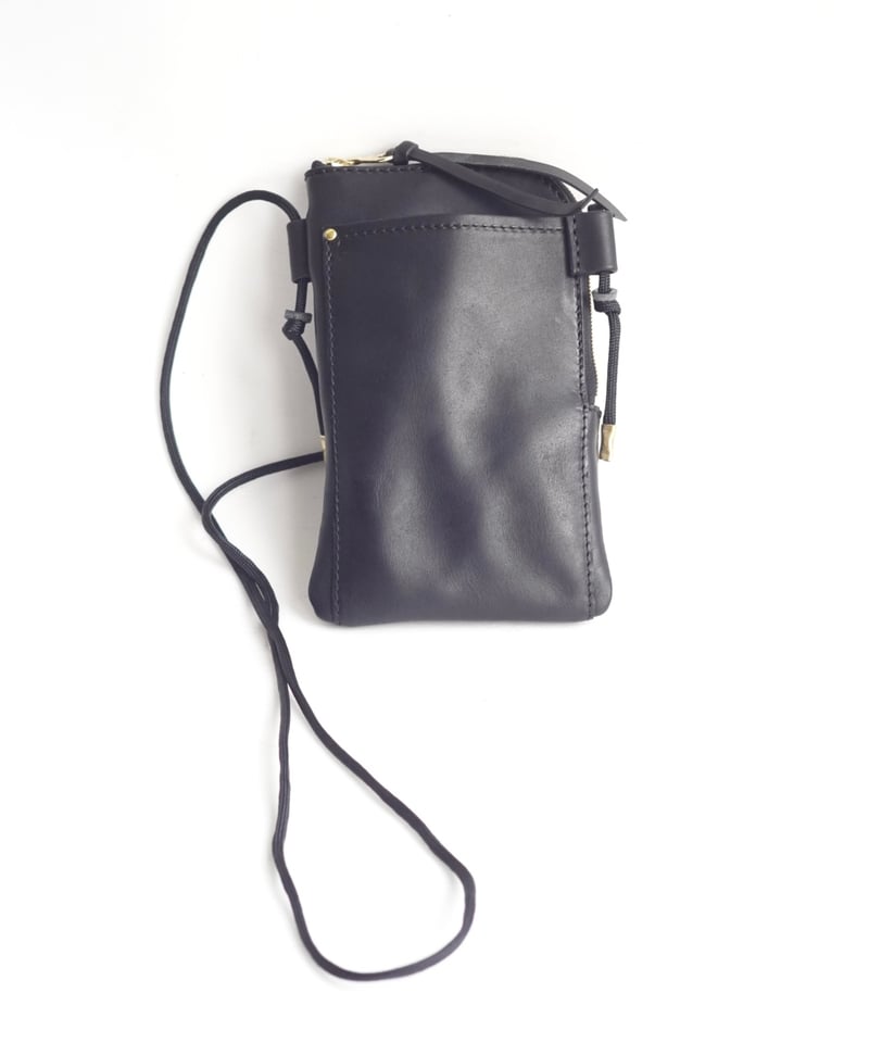Porosus Crocodile×GUIDI CALF モバイルショルダー | Tochca