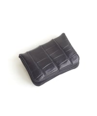 Porosus Crocodile×GUIDI CALFラウンドZIP折財布 | Tochca