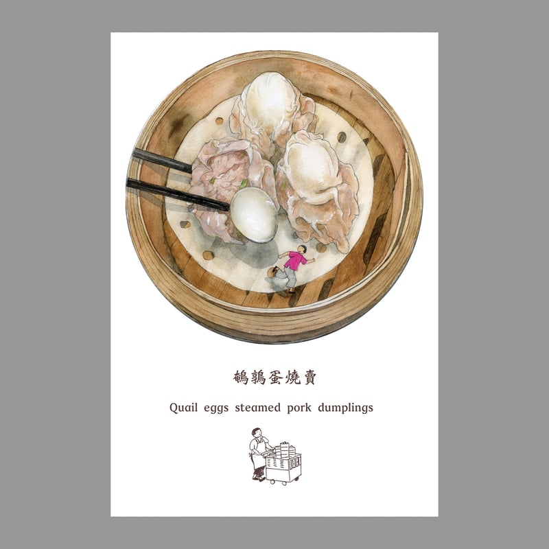 ポストカード「飲茶点心セット2」 | MITSUKO ONODERA