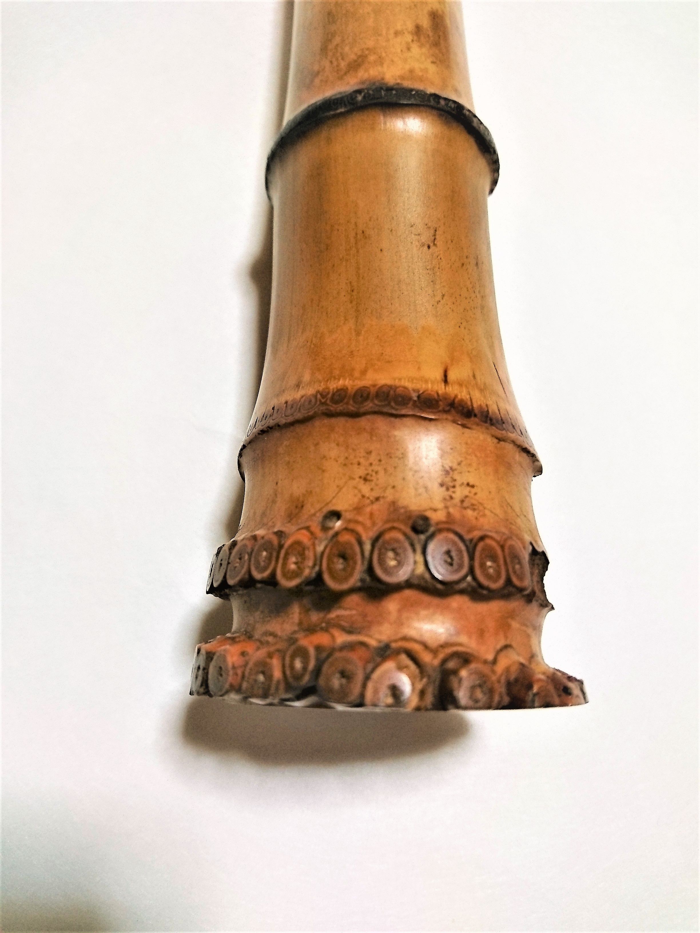 一嶺銘 尺八 竹製 全長約62cm 在銘 和楽器 琴古流 都山流 original