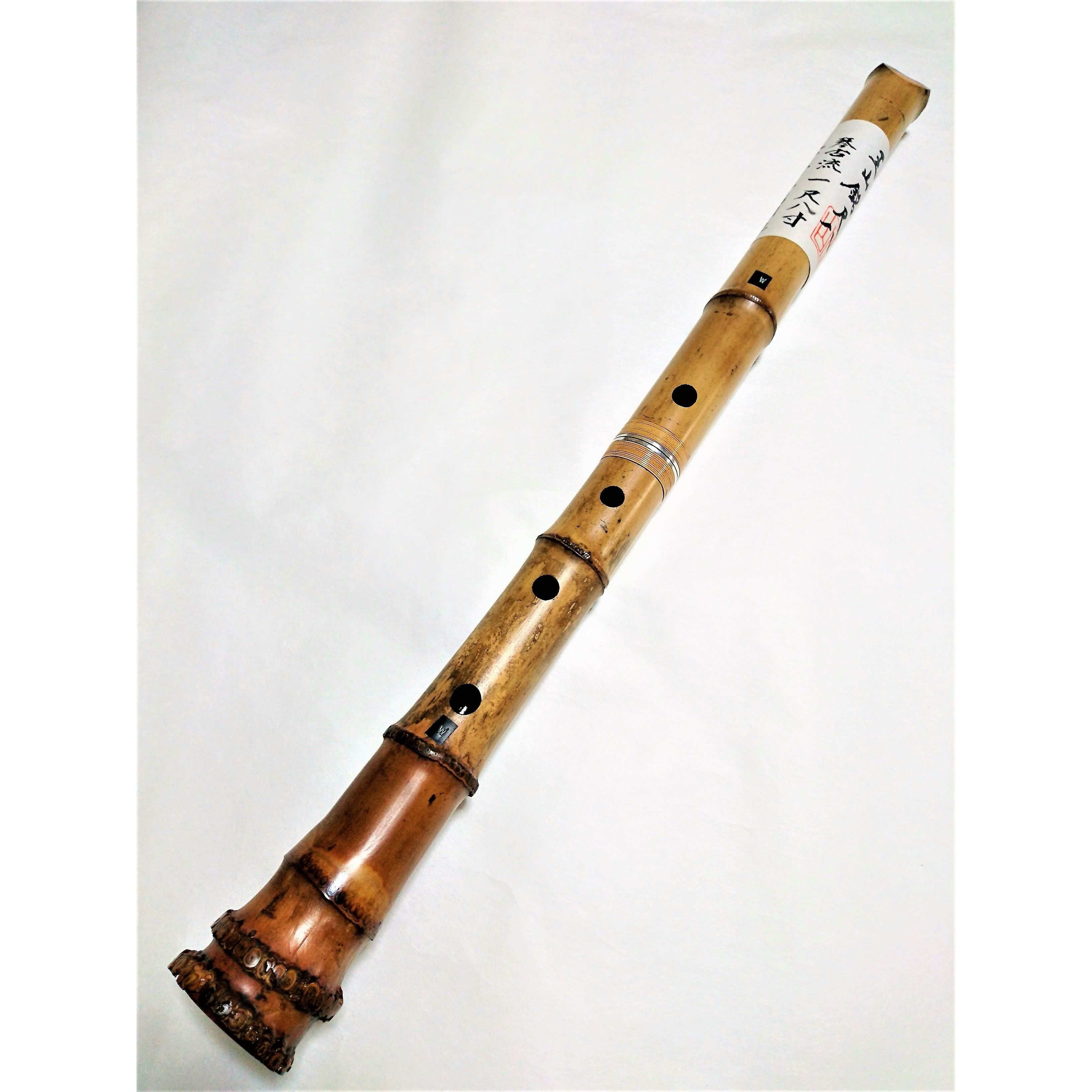 琴古流 尺八 竹治 二分割 1尺9寸 バチ型 唄口 美品 original