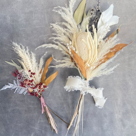 Preserved flowers in a clear bag（M）