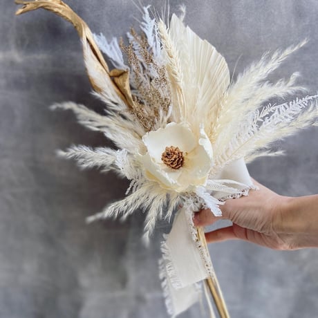Preserved flowers in a clear bag（M）