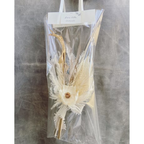 Preserved flowers in a clear bag（M）