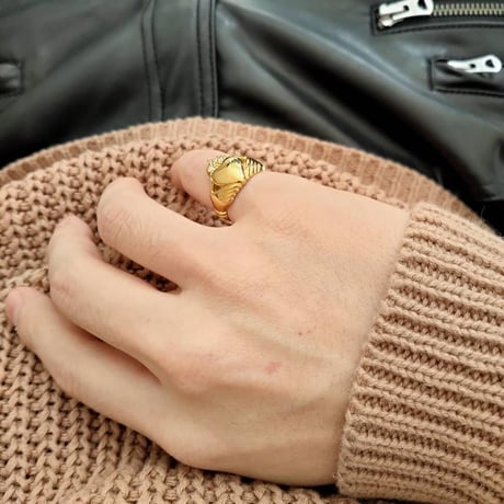Gold Kurada Ring  ( よかろうもん Hiro コラボ ジュエリー )