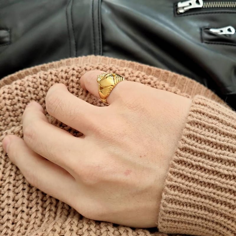 Gold Kurada Ring ( よかろうもん Hiro コラボ ジュエリー ) | V