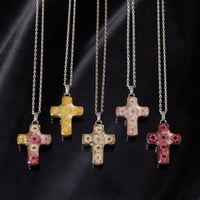 Viburnum Cross Necklace