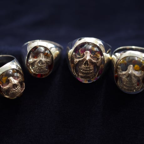 Flower Skull Ring（M）