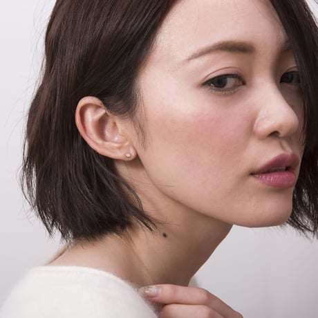 18K Yellow Gold Birth Stone Pierce（ピアス1個)