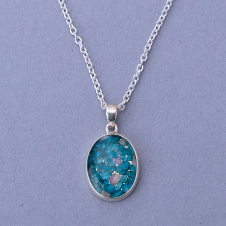 Flower Necklace（Blue）