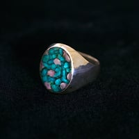 Flower Ring (Blue)