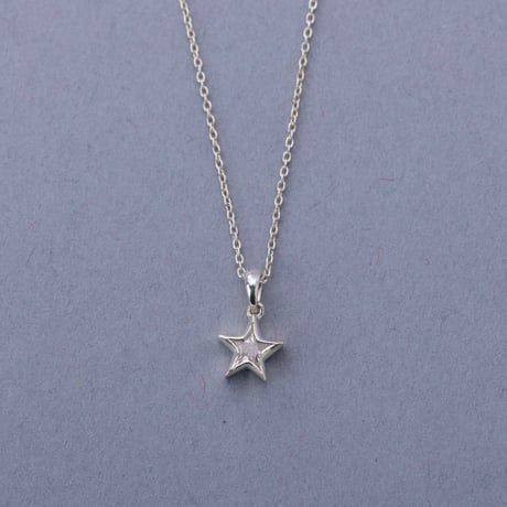 Cutie Star Necklace（石4mm）シルバー