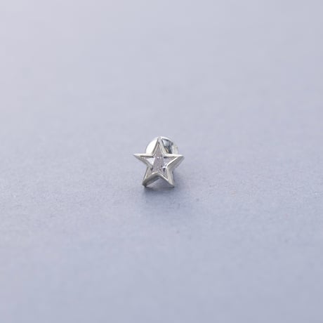 Cutie Star Pierce（石4mm）シルバー（一個売り）