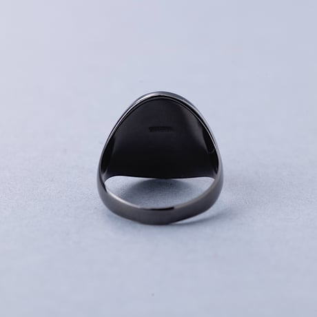 Ruteniumu Black Flower Ring