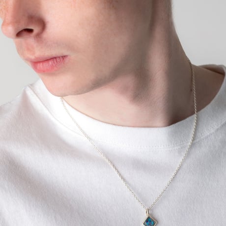rehacer×VISCERAL Flower Studs Necklace
