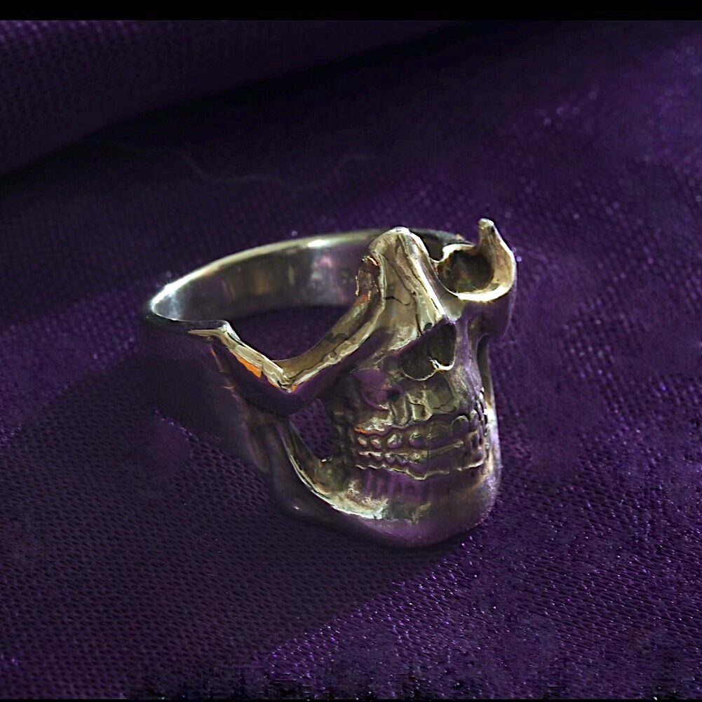 Initial Skull Ring | VISCERAL OFFICIAL ONLINESTORE