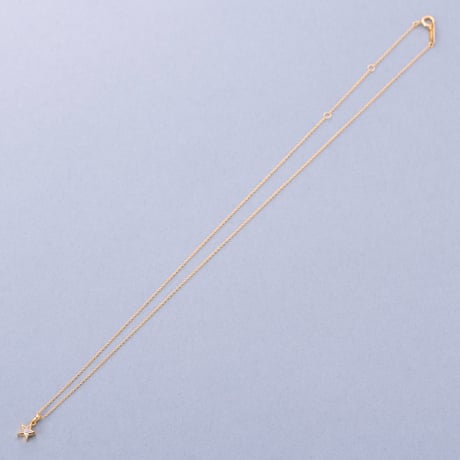 Cutie Star Necklace（石4mm）18k Gold Coating