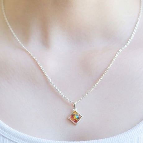 rehacer×VISCERAL Flower Studs Necklace