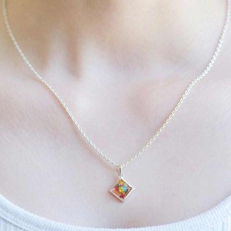 rehacer×VISCERAL Flower Studs Necklace | VISCER