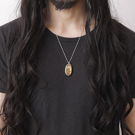 Herbarium Necklace・Mimosa・（18K Gold ）