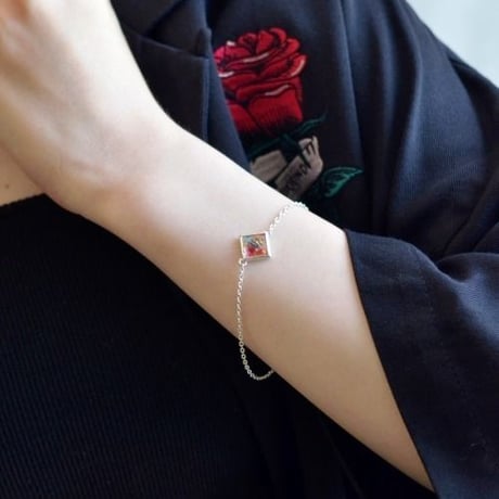 rehacer×VISCERAL Flower Studs Bracelet