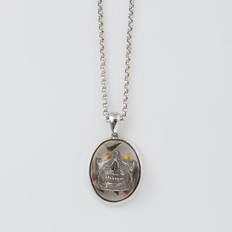 Flower Skull Necklace（Medium）