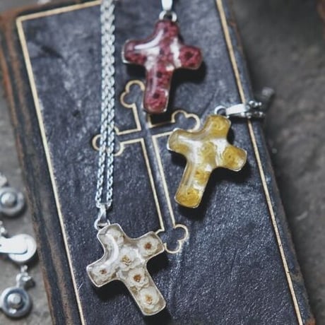 Viburnum Cross Necklace