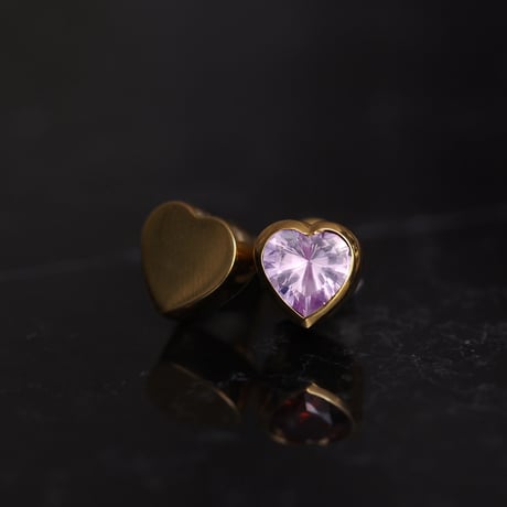 Heart Cocktail Gold Pierce (1ペア）
