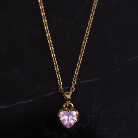 Heart Cocktail Gold Necklace