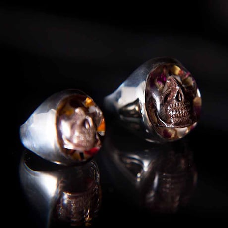 Flower Skull Ring （S）