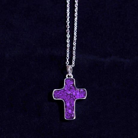 Flower Cross Necklace(シルバー925)