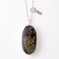 Herbarium Necklace・Mimosa・（Black）
