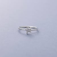 Cutie Star Ring（石4mm）シルバー