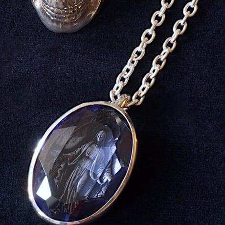 新作 Crystal Maria Necklace （Purple）