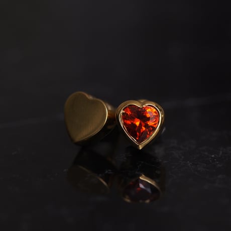 Heart Cocktail Gold Pierce (1ペア）