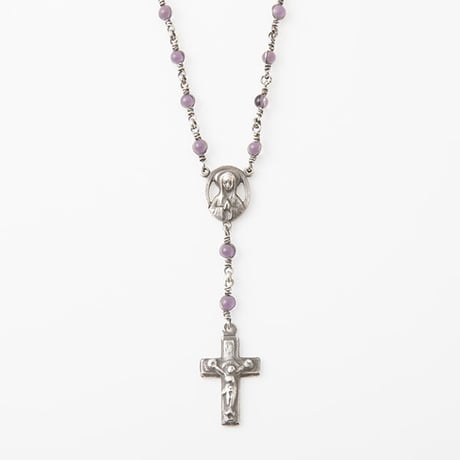 Melt Glass Rosario Necklace (Short)