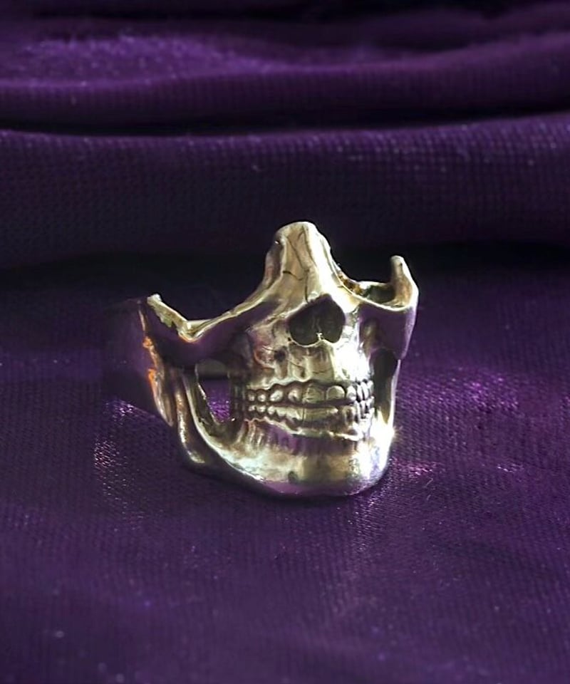 Initial Skull Ring | VISCERAL OFFICIAL ONLINESTORE