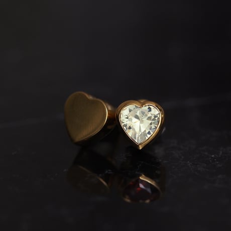 Heart Cocktail Gold Pierce (1ペア）