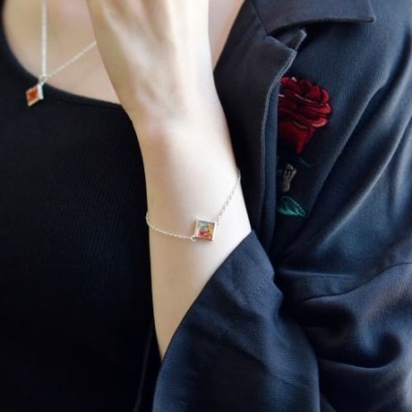 rehacer×VISCERAL Flower Studs Bracelet
