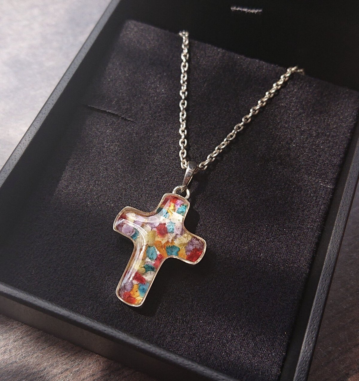 Flower Cross Necklace(シルバー925) | VISCERAL OFFIC